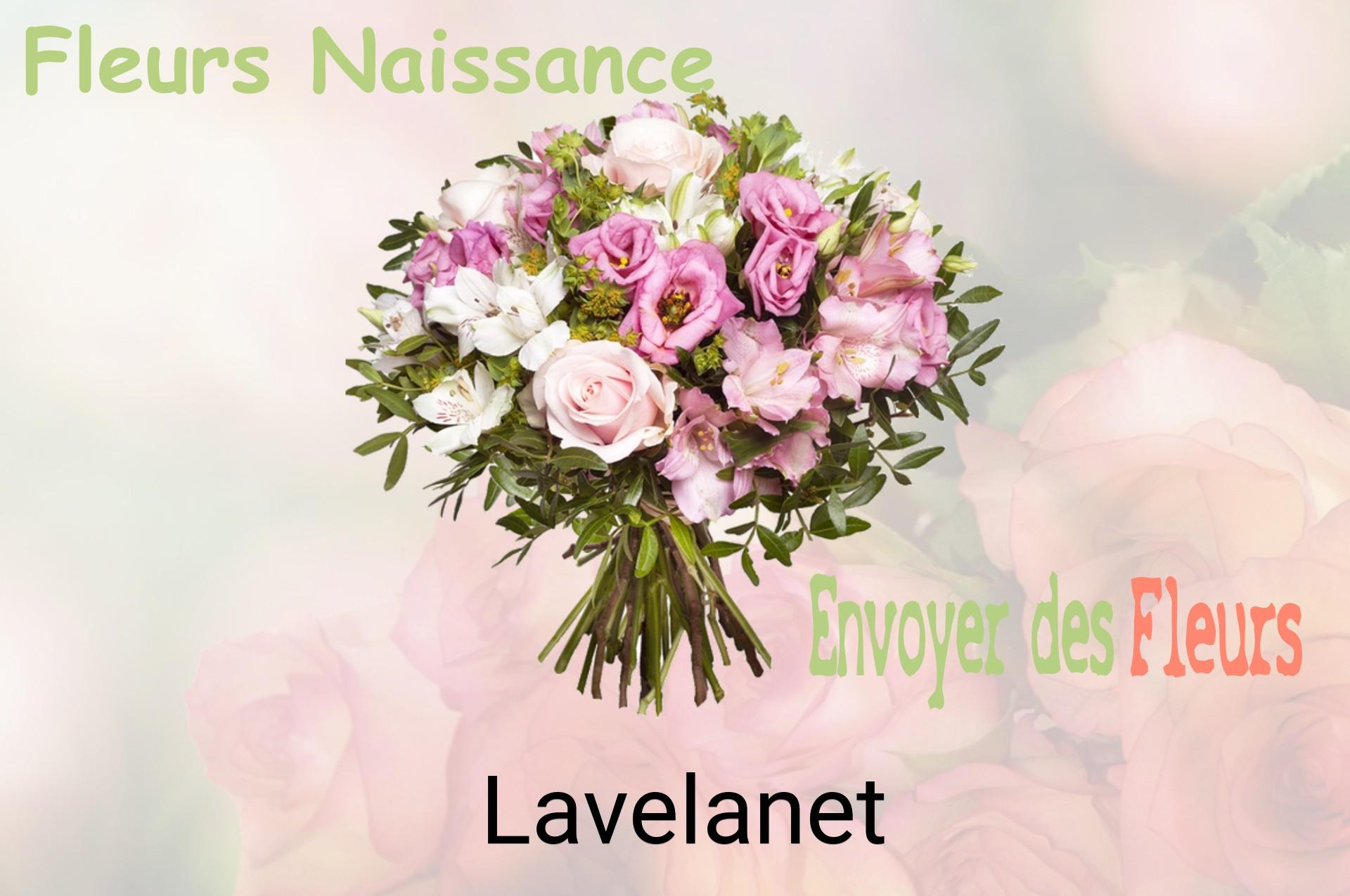Bouquet de fleurs de naissance livré à Lavelanet